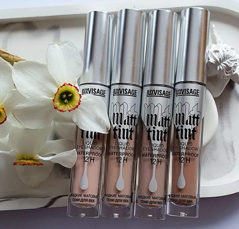 Тени для век жидкие metal show. Luxvisage matt tint отзывы. Жидкие тени luxvisage матовые свотчи. Matt tint waterproof 12h. Жидкие тени орифлейм матовые.