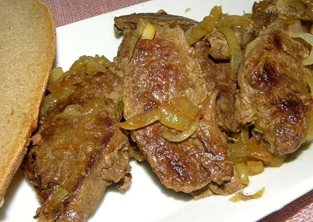 Печень говяжья жареная - 97 рецептов: мясные блюда