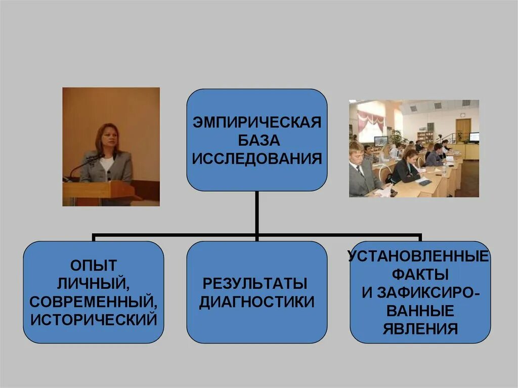 Эмпирическую основу составили