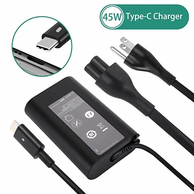 Dell XPS 13 Type-c Charger. Type c 65w Laptop Charger protected Cable. Dell 7200. Dell Charger Power Cable.