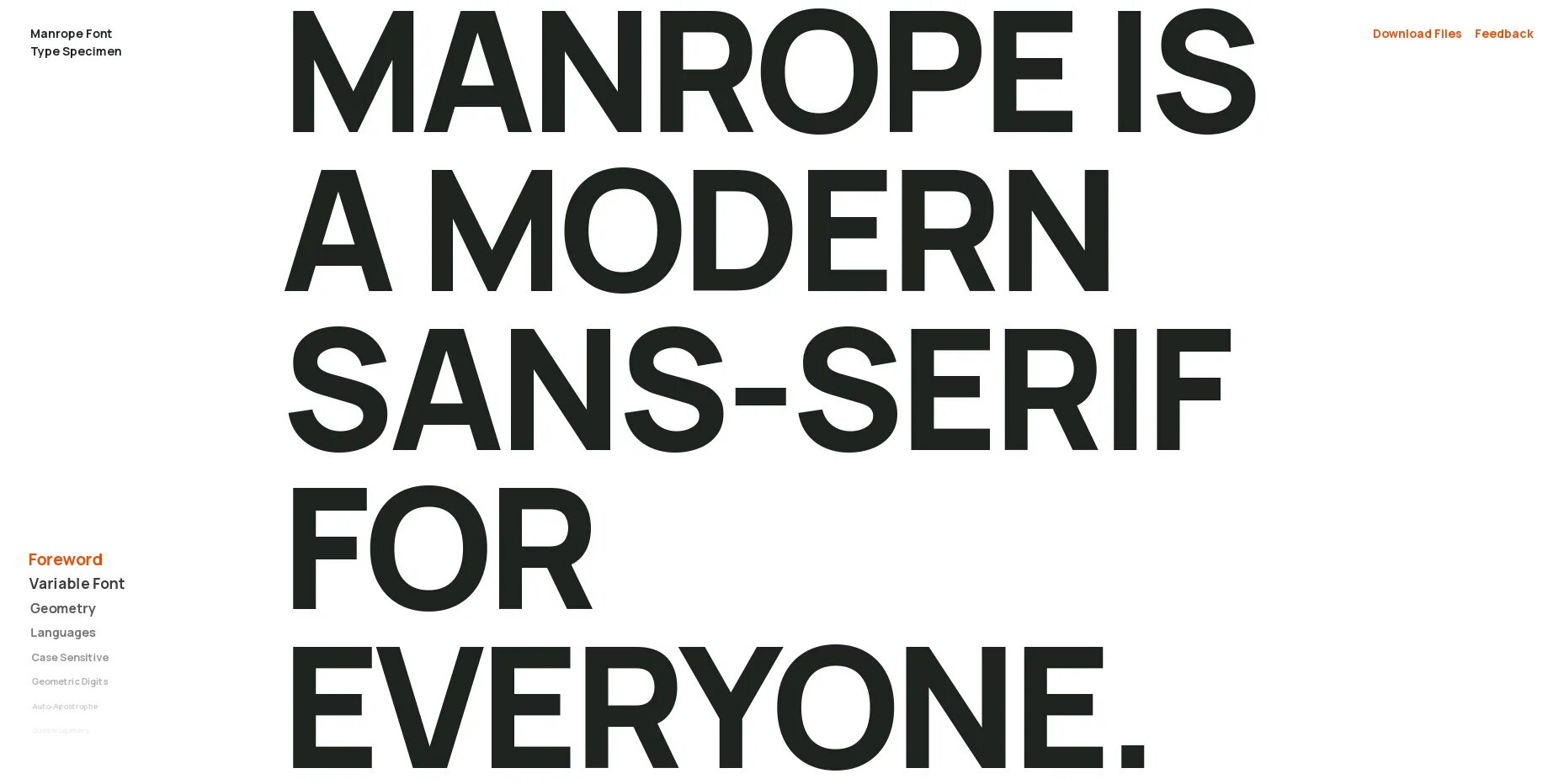 Manrope bold. Manrope bold