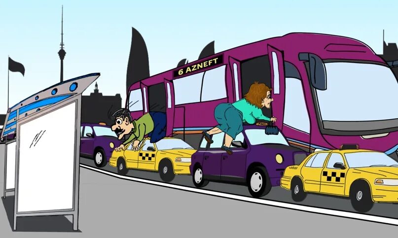 We usually a bus or a taxi. Baku taxi. автобус vs маршрутка. london taxi baku.