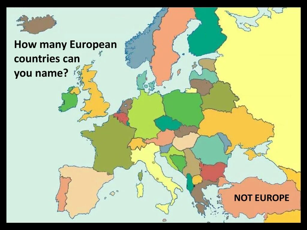 How many European Cities can you name. Most european countries