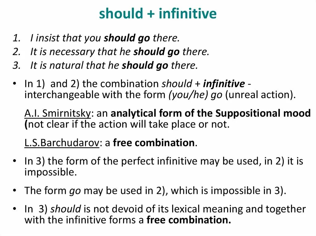 Shall infinitive