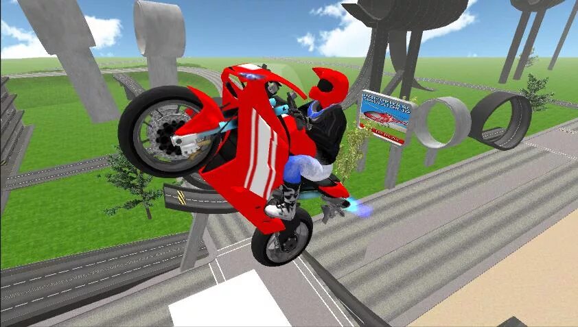 Мотоцикл симулятор Stunt Racing. Детские гонки на мотоциклах. Стант на мотоцикле игры. Гонки мотоциклов для детей.