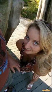 Sexy downblouse done intentionally just for you courtesy of a blonde cutie.