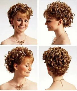 прическа на короткие волосы на торжество