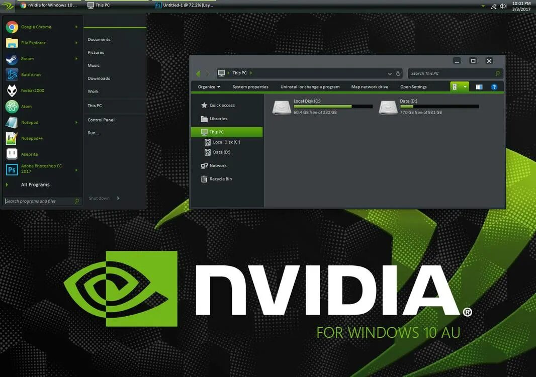 Nvidia 10 64 бит. Темы нвидиа. Windows 10 Themes. NVIDIA.com. NVIDIA Theme.