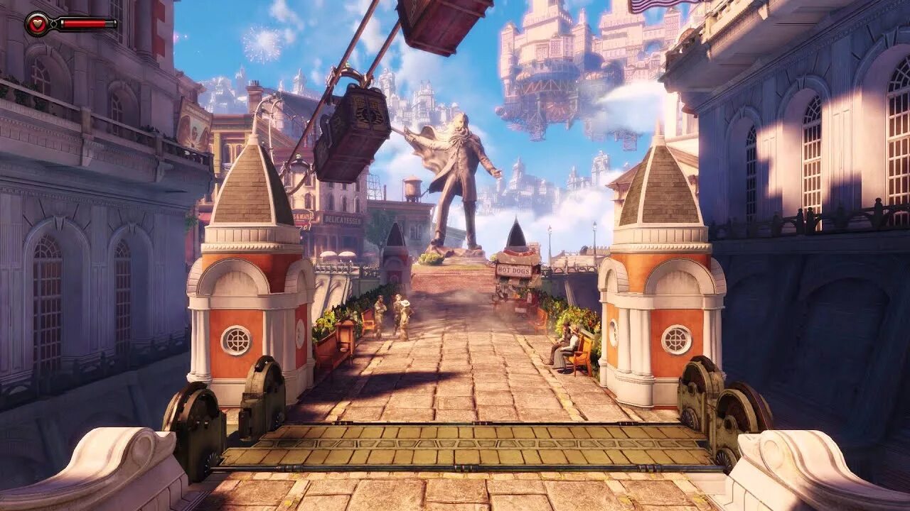 Сеттинг игры это. Стимпанк Bioshock Infinite. Bioshock сеттинг. Bioshock Infinite Remastered. Биошок Инфинити стимпанк.