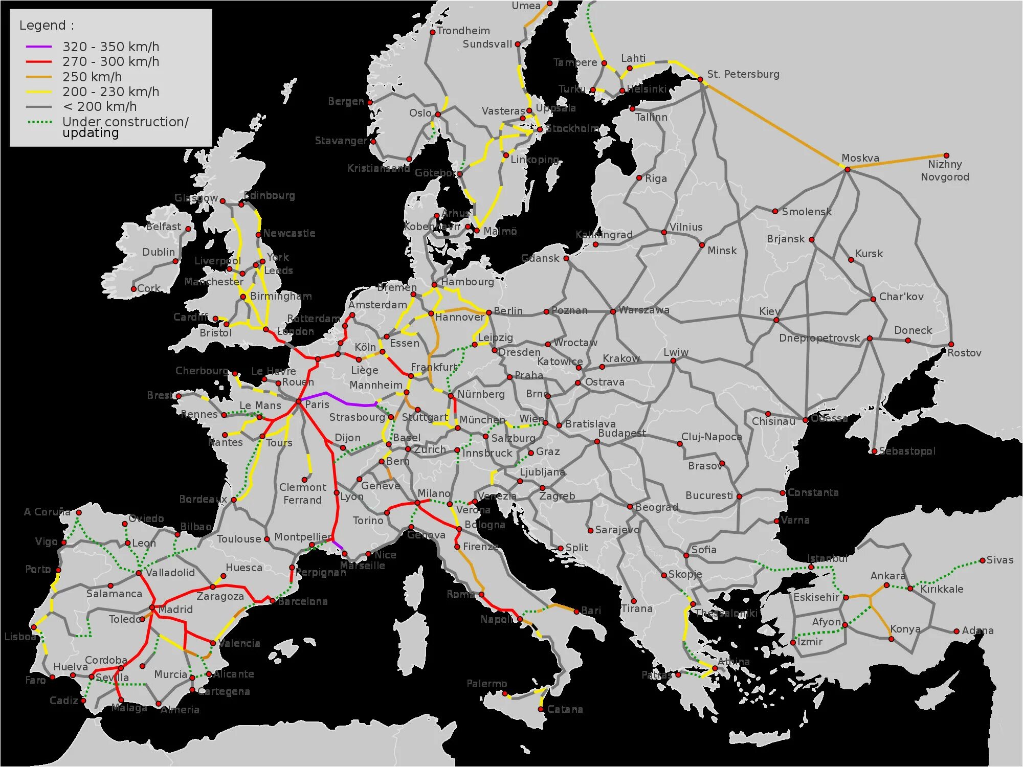 Карта ЖД Европы. Карта железных дорог Европы. ЖД дороги Европы карта. Карта ЖД путей Европы. Железные дороги были в странах