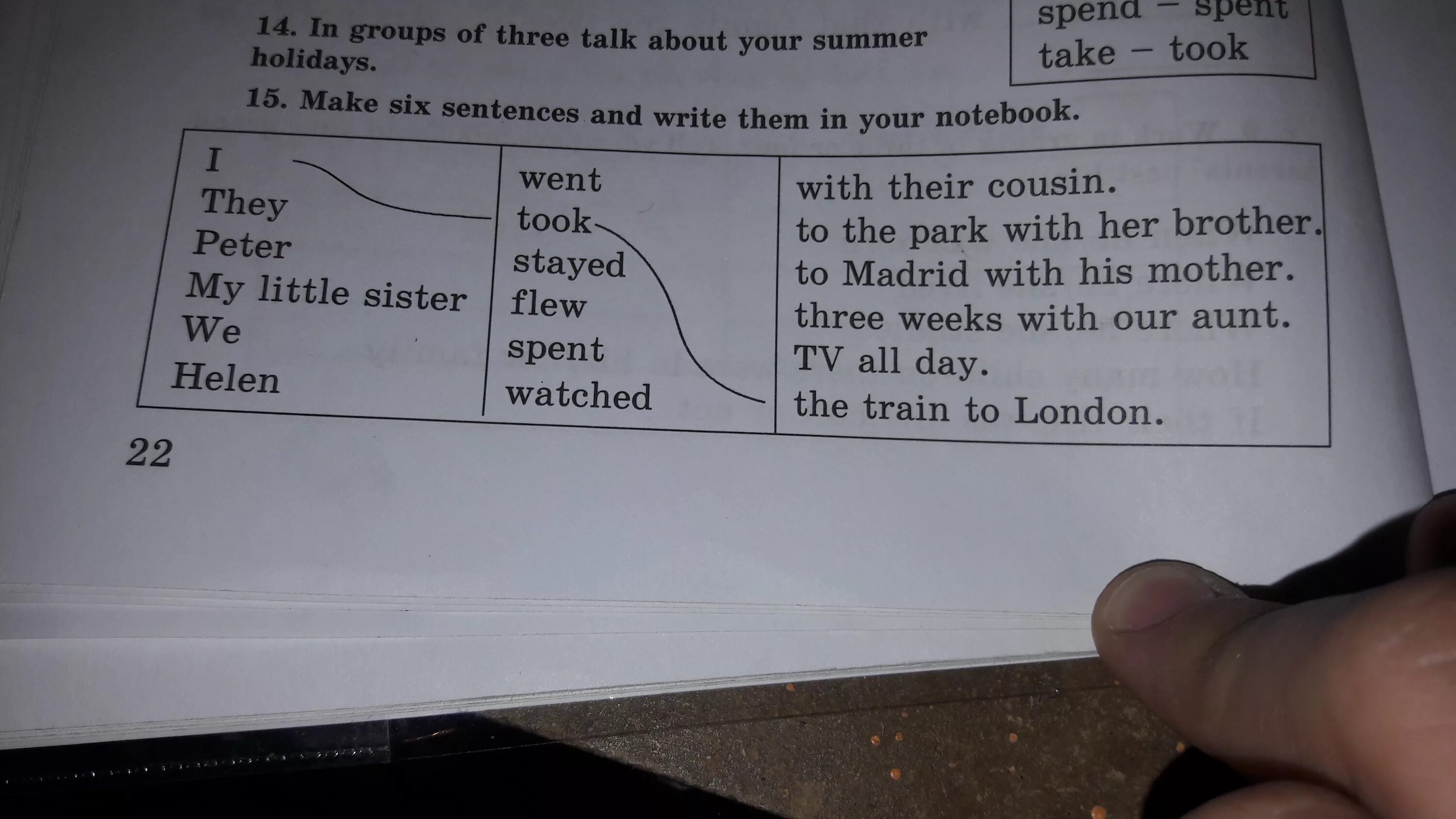 Write sentences in your Notebook перевод. Find 10 month and write them in your Notebook. Match the Boxes together. Match the Boxes together and in your Notebook write ten sentences in the first conditional 70b. Write a sentence from the box