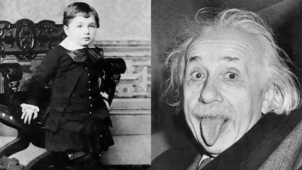 Albert Einstein в молодости. Эйнштейн в детстве