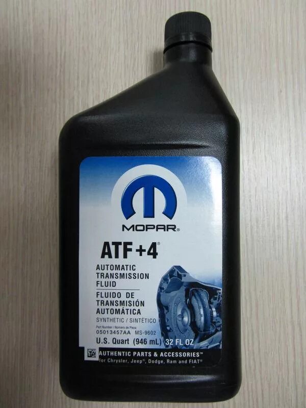 Атф 4 для акпп. 05013457aa Mopar. Крайслер ATF 4. Mopar ATF+4 1л артикул. 05013457aa.