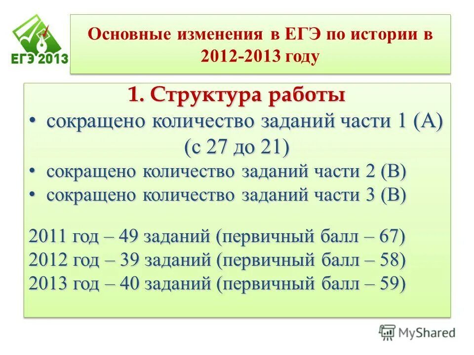 Основные изменения на август