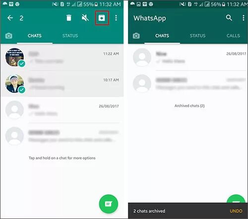 Архив ватсап. Архив вацап на андроиде. Архив на андроиде в вотсапе. Архив сообщений ватсап на андроид.