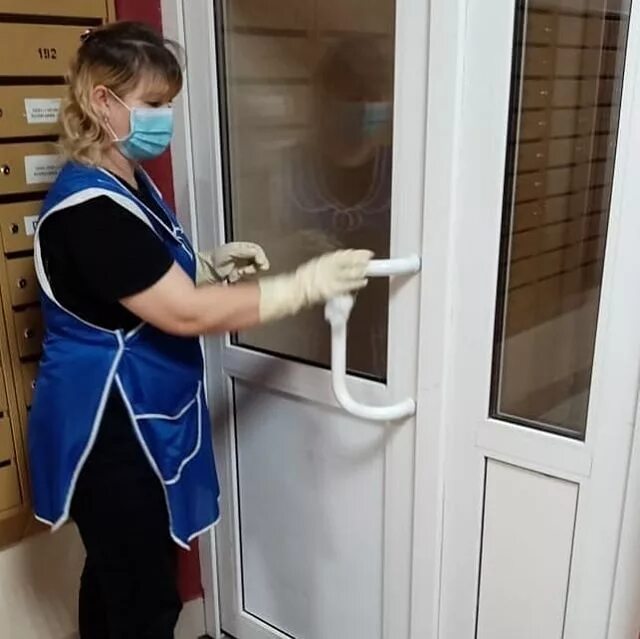Как почистить дверь