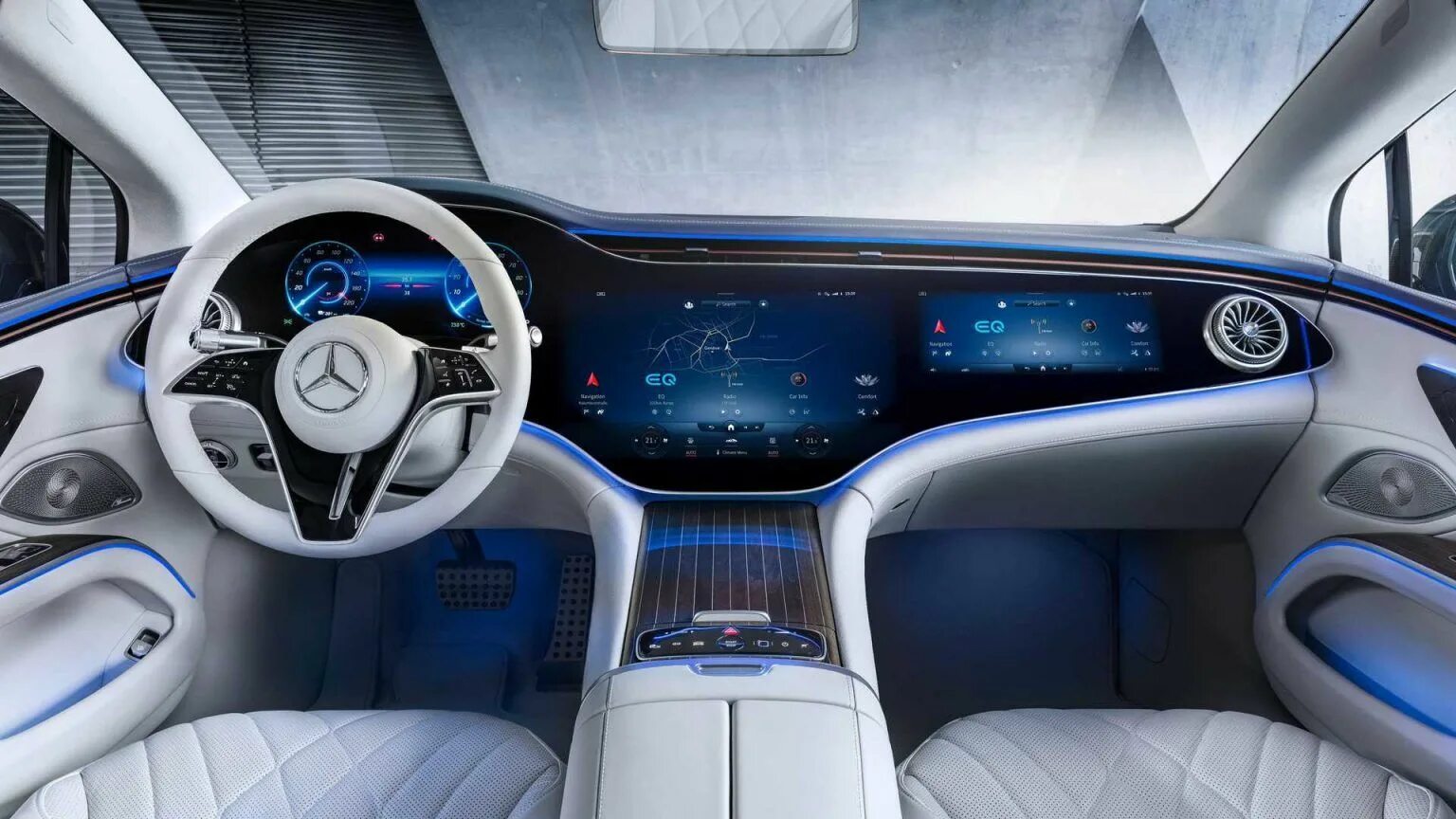 Машина 2021 купить. Mercedes EQS 2022 салон. Mercedes EQS 2021 салон. Mercedes Benz EQS 2021. Mercedes-Benz EQS 2021 Interior.