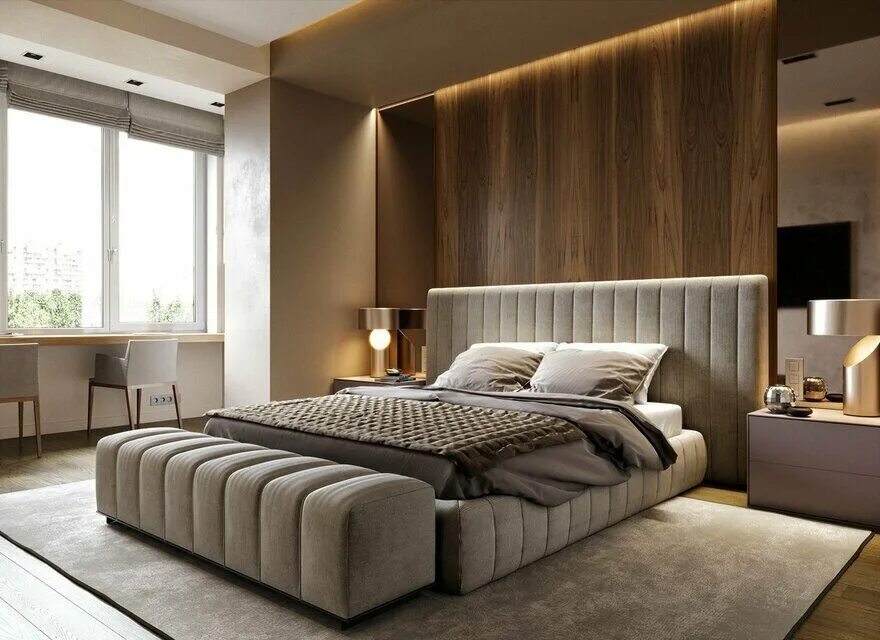 Modern bedroom. Кровать двуспальная тренд 2023. Стиль Контемпорари в интерьере спальни. Кровать с мягким изголовьем тренд 2023. Modern Bedroom Designs кровать.