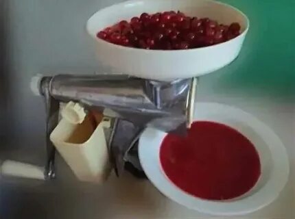 Как отжать сок из калины