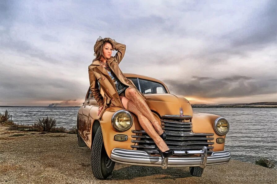 фотосессия с ретро автомобилем. девушки и ретро автомобили. рита субботина ретро. женщина в кабриолете. девушки ретро машины.