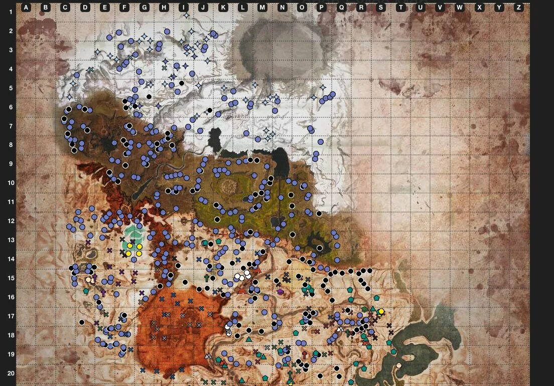Conan exiles карта 2025. Conan exiles карта ресурсов. conan exiles ресурсы на карте. карта конан экзайл. conan exiles сера на карте.