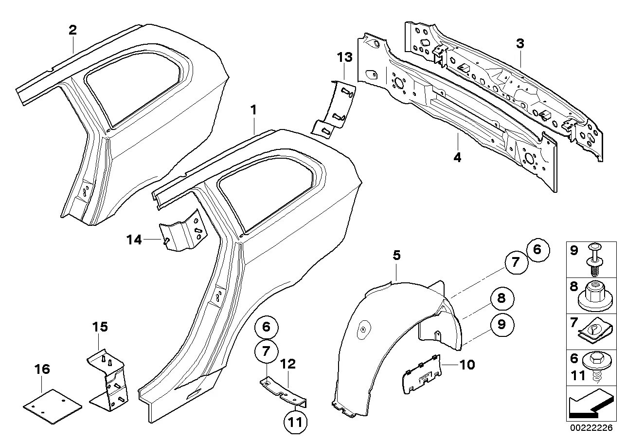Прав. Кузовные элементы bmw e36. Bmw63 17 1 367 868. Облицовка задка. Кузовные панели бмв е28.