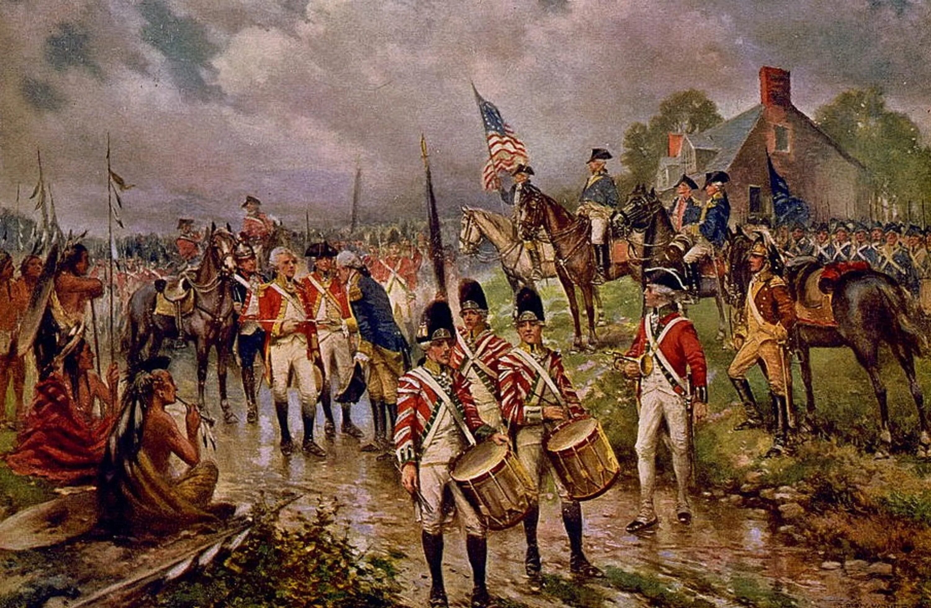 Battle of york. Сражение при Саратоге. Сражение при Саратоге 1777.