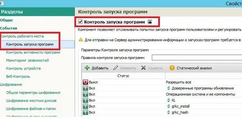 Программы контроля запуска