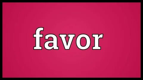 Favour