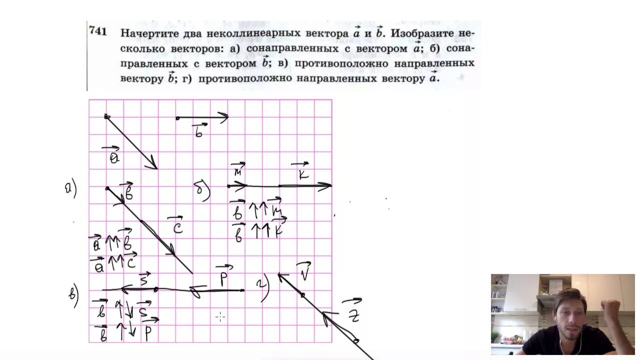 Начертите два неколлинеарных вектора а и б. Изобразите несколько векторов сонаправленных с вектором a. Начертите два калиниарнвх вектора. Два не колонеарных вектора. Вектор 2 вариант 1 a c