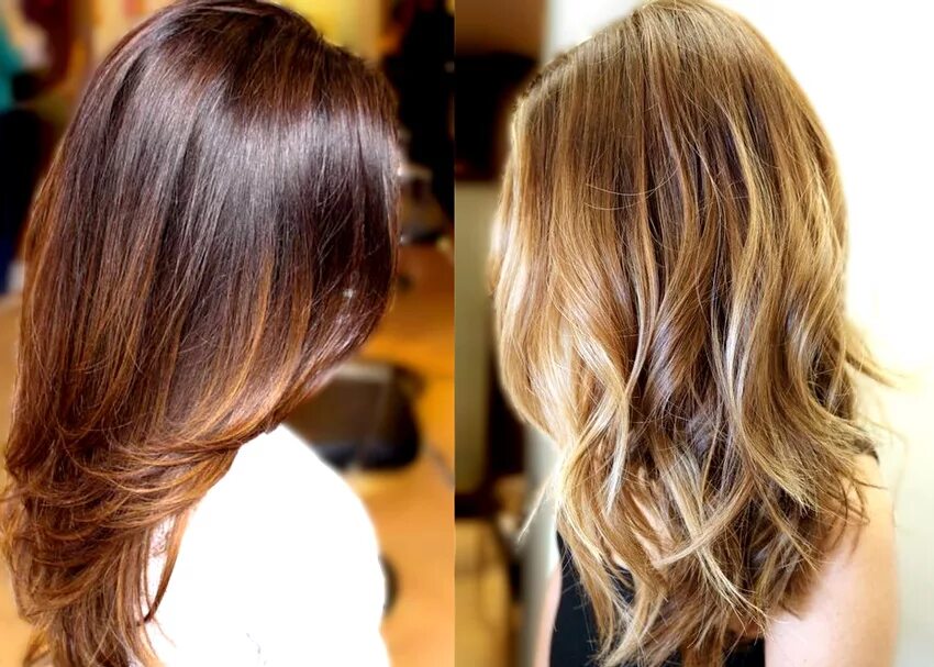шатуш на волосы до плеч. лонг боб и сомбре. шатуш на каскад. окрашивание шатуш фото на средние волосы. мелирование шатуш на каре на темные.