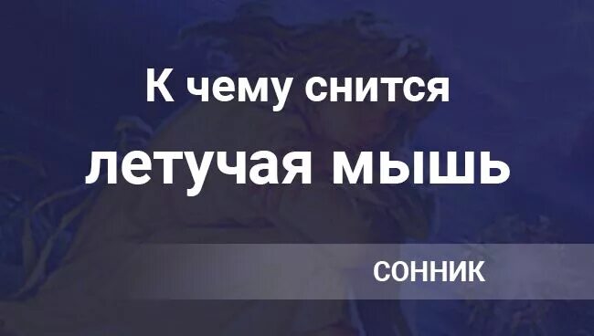 Сонник толкование к чему снятся мыши