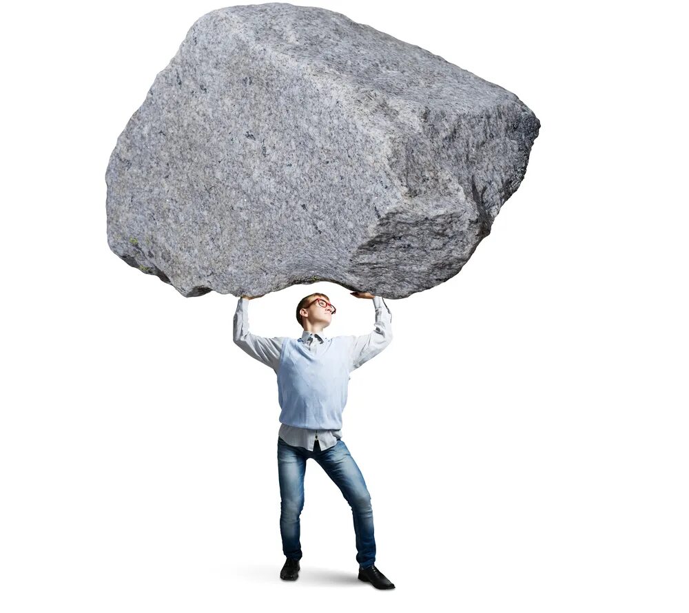 Тяжелый груз ответ. Человек держит камень. Камень в руке человека. Мужик который поднимает булыжник. Человек держит огромный камень.