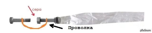 Два болта. Пугач из пакета и болта. пугач из двух болтов. два болта и пакет. два болта и гайка.