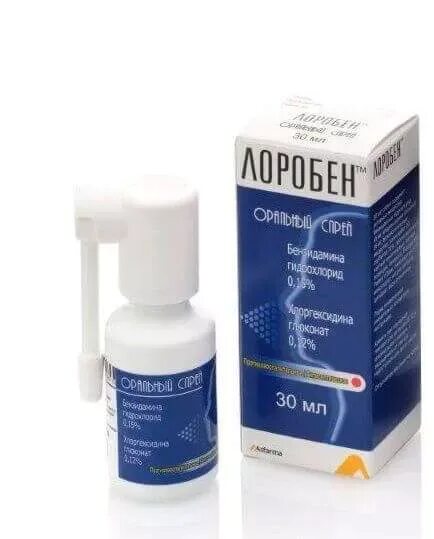 Лоробен спрей. Лоробен 30мл спрей. лоробен 200мл. лоробен раствор 200 мл. лоробен спрей 30мл drogsan ilaclari san. туркия.