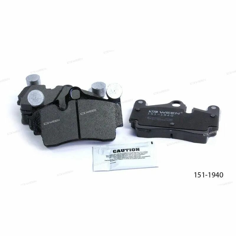 Артикул 151. Тормозные колодки ween 1511940. 151-1940 колодки тормозные дисковые задние, комплект. ween 1511940.
