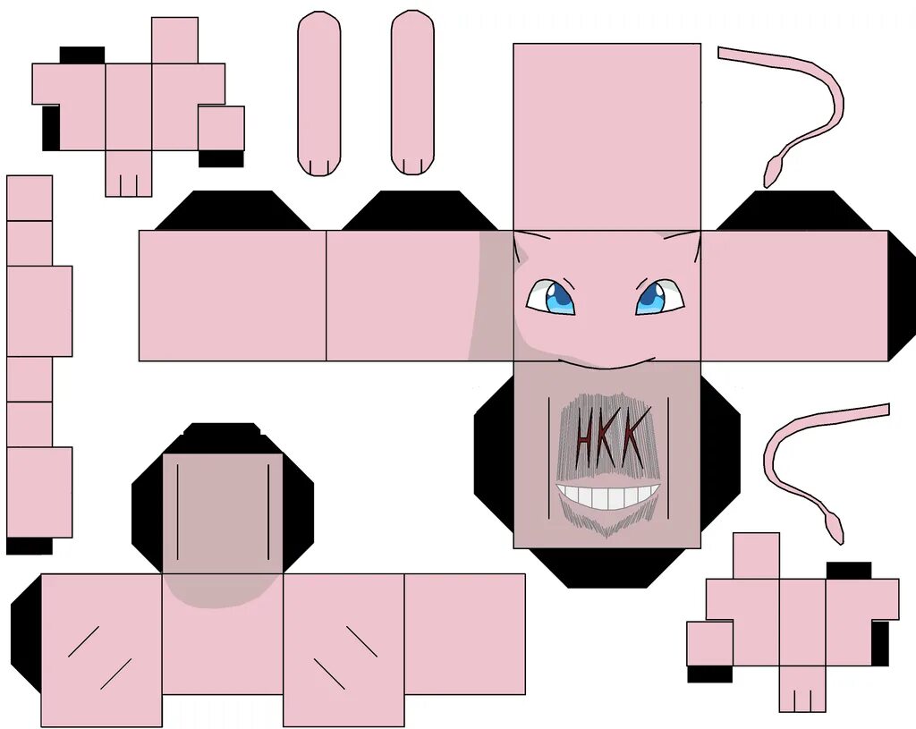 Пейпер крафт покемон. Паперкрафт покемон Мью. 3д фигурки из бумаги покемоны. Бумажные покемоны. Покемоны из бумаги