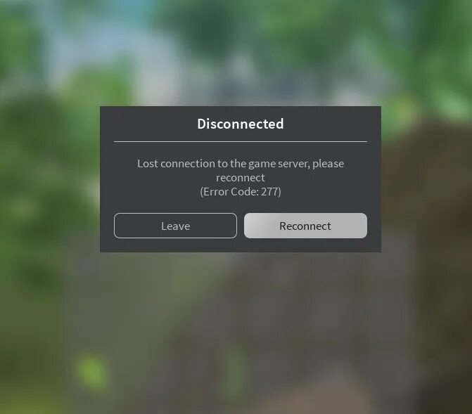 Lost connection to the game Server, please reconnect (Error code:277). Резервед РОБЛОКС. Кнопка реконнект. Disconnected Roblox.