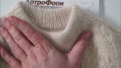 Вязание спицами горловины круглой