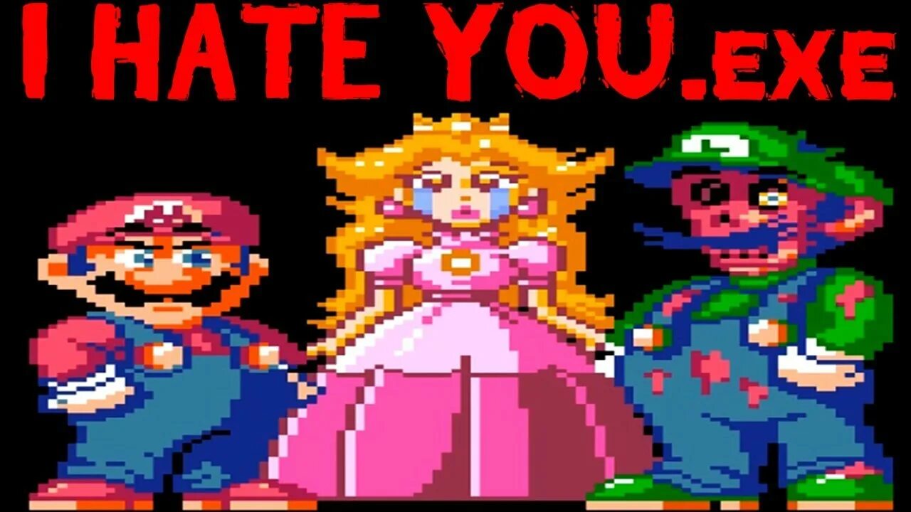 I hate you.exe. Марио exe игра. Super Mario World i hate you. Луиджи exe.