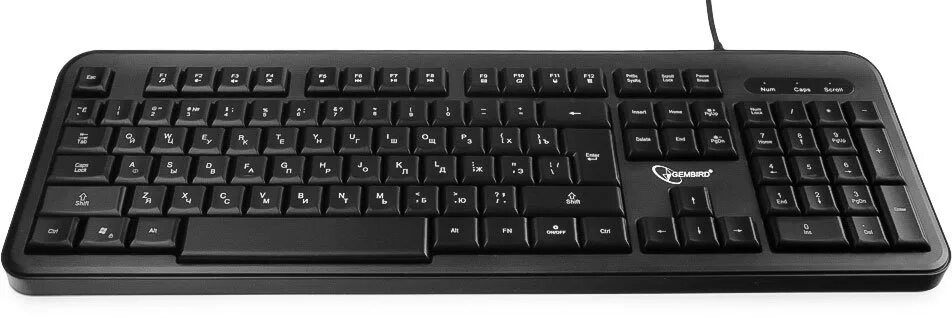 Отзыв о Клавиатура Gembird KB-9845 LU-R удобная раскладка клавиш(для меня)