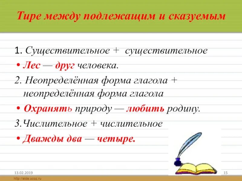 Тире Неопределенная форма глагола. Тире между существительным и сказуемым. Предложения с тире между подлежащим и сказуемым. Тире между сущ и сущ.