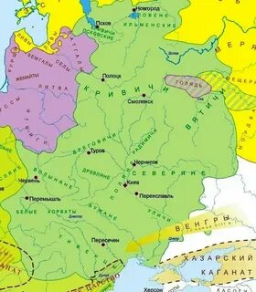 Первые племена руси