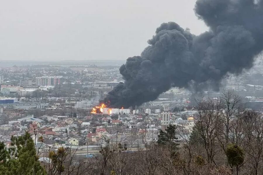 Удар по нефтебазе сегодня