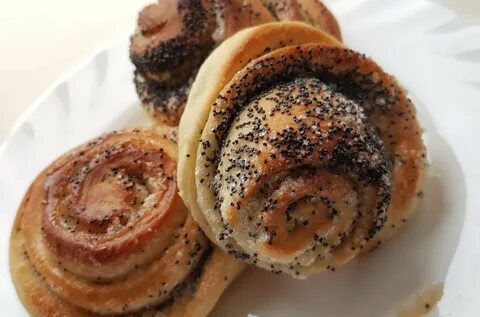 Вкусные маковые булочки