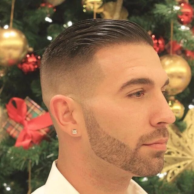 Image showing a vintage taper fade men's haircut Vintage hairstyles for men, 192