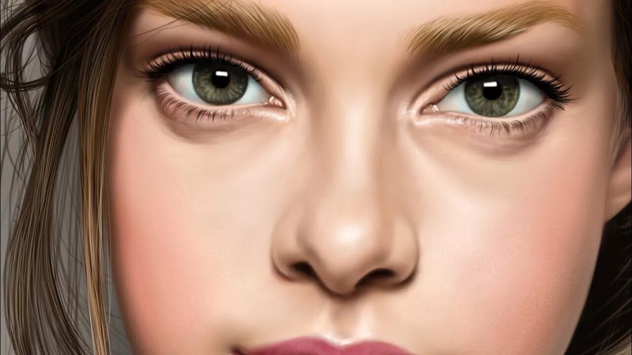 Model painting. Глаза в прокриэйт. Рисуем глаз в Procreate. 3d модели для Procreate. Как рисовать ресницы в Procreate.