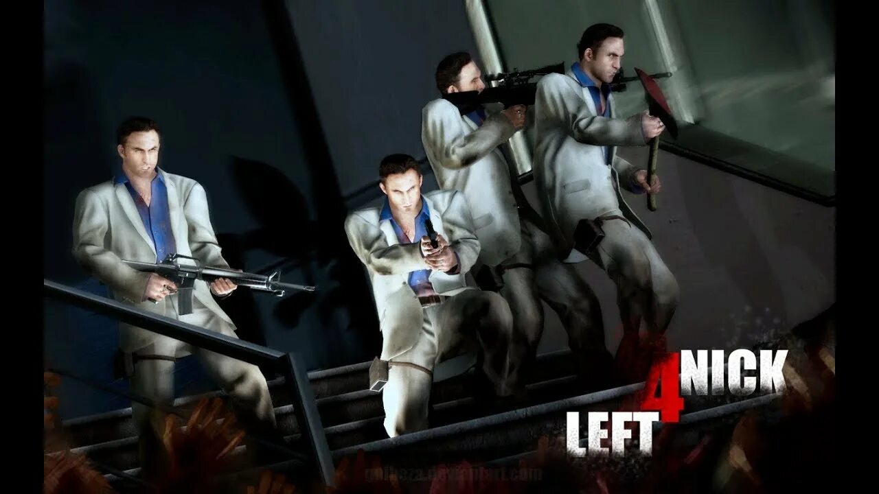 Nick l. Nick l4d2. Ник лефт 4 деад 2. Эллис left 4 Dead 2.