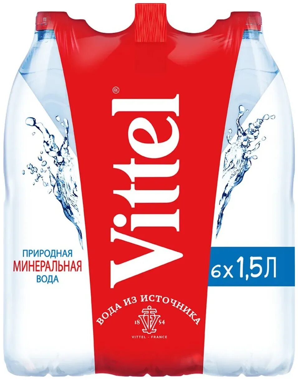 Минеральная вода Vittel негазированная, ПЭТ, 6 шт. По 1.5 л. Минеральная вода Vittel (Виттель) негазированная ПЭТ 0.5 Л (24 штук). Вода Vittel минеральная, без газа (1,5л) ПЭТ. Вода Витель пластик 0.5. Вода по французски