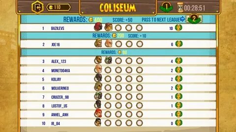 Gods of arena
